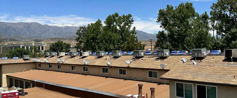 commercial roof install